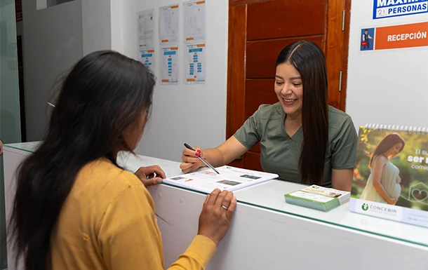 Orientación personalizada en CONCEBIR Cajamarca